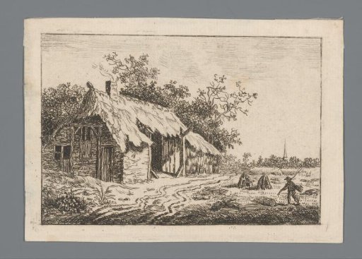 Peasant in Front of a Farmhouse at Ubbergen