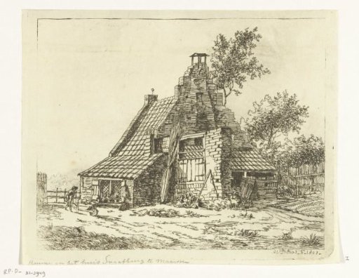 Ruin of the house Snaatburg at Maarssen