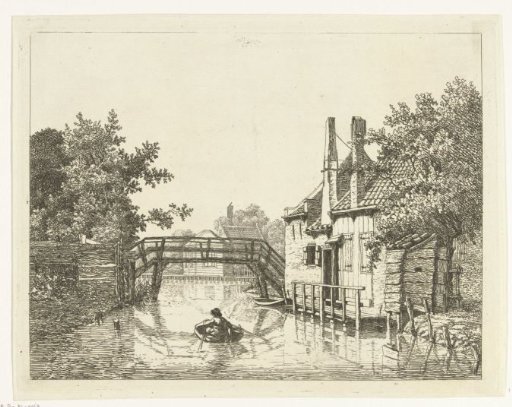 Man in a rowing boat