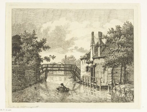 Man in a rowing boat