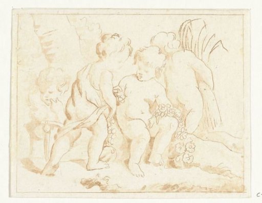 The Four Seasons represented by four children