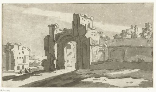 Ruins of the Great Hall of the Baths of Caracalla, Rome