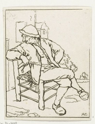 Seated man