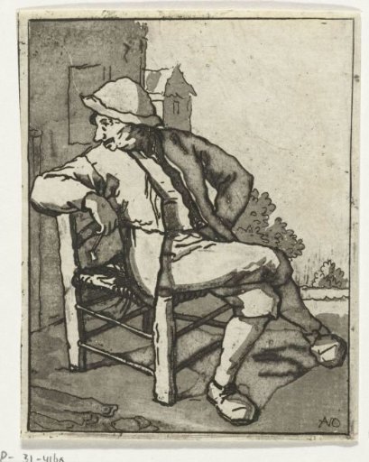 Seated man
