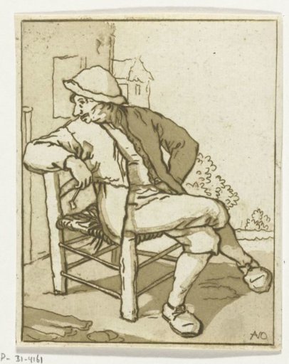Seated man
