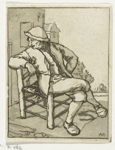 Seated man