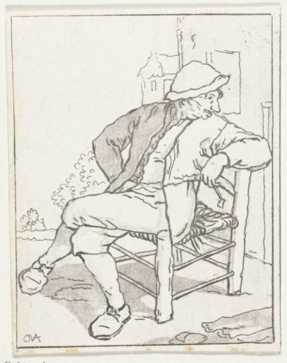 Seated man