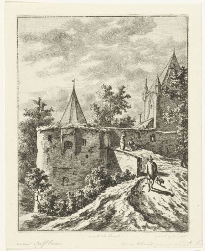 The Access Road to the Castle of Saive near Liège