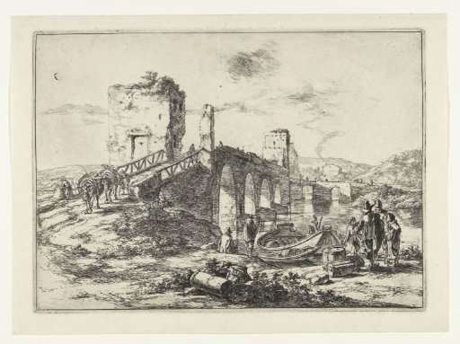 Landscape with Bridge, the Ponte Molle