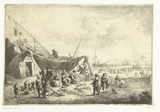Fish market at Scheveningen