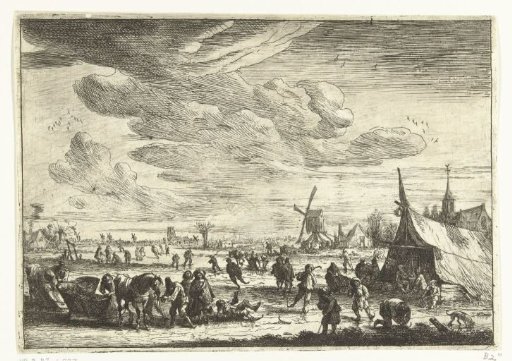 Skaters on the ice