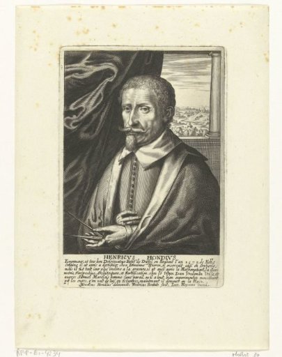 Portrait of Hendrik Hondius