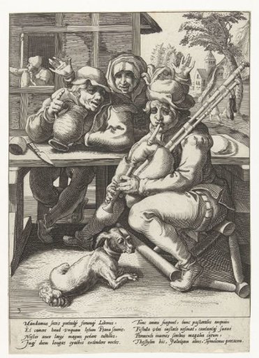 The bagpipe makes no sound unless it is full