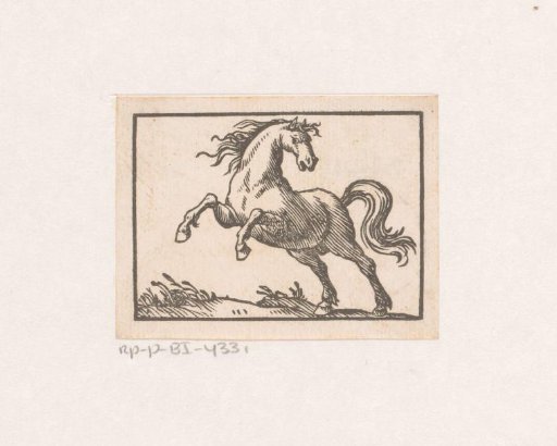Rearing horse