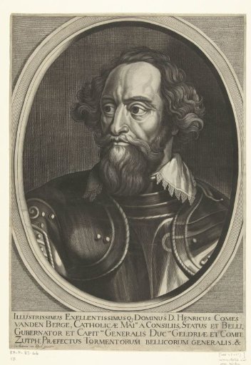 Portrait of Hendrik, Count of den Bergh