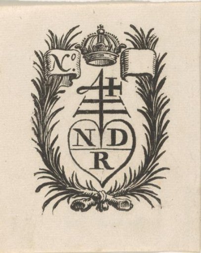 Trade label of Nicolaes de Ram