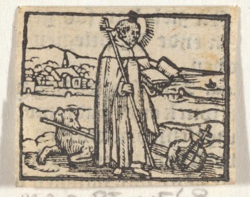Saint with a Cross and a Book