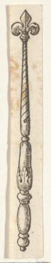 Vignette with a scepter