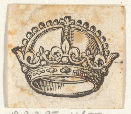 Vignette with a crown