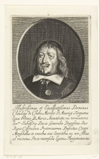 Portrait of Claude de Chabot, Marquis of Saint Mauritius