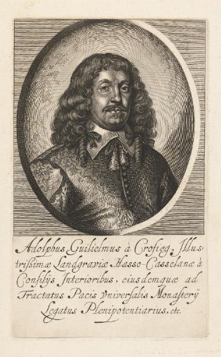 Portrait of Adolf Wilhelm von Krosigk, envoy of the County of Hesse-Kassel