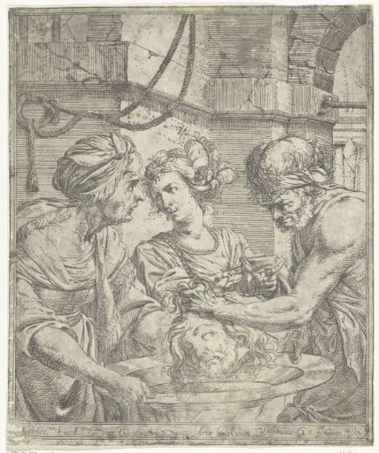 Salome receives the head of John the Baptist