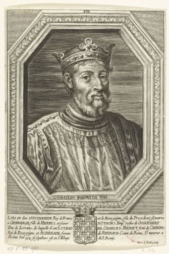 Portrait of King Louis IV of France