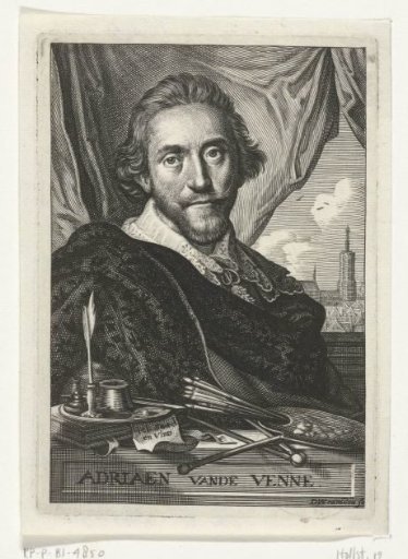 Portrait of Adriaen Pietersz. van de Venne