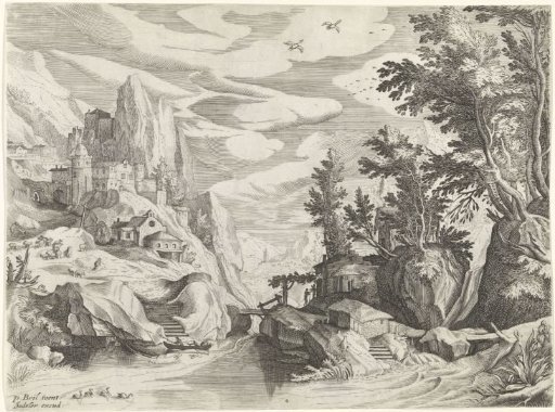 Rocky river landscape