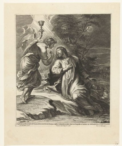 Christ and Angel with Chalice on the Mount of Olives (Gethsemane)
