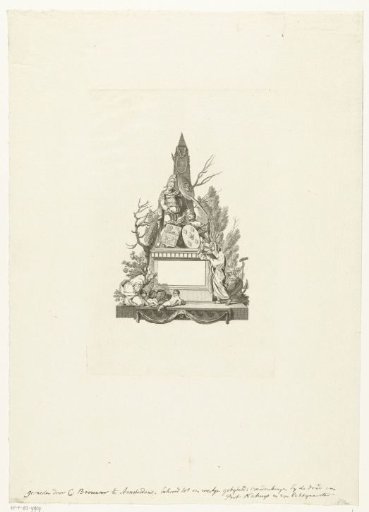 Allegorical monument to Gerard Johan Nahuys and his wife Catharina Walburg van Mansvelt
