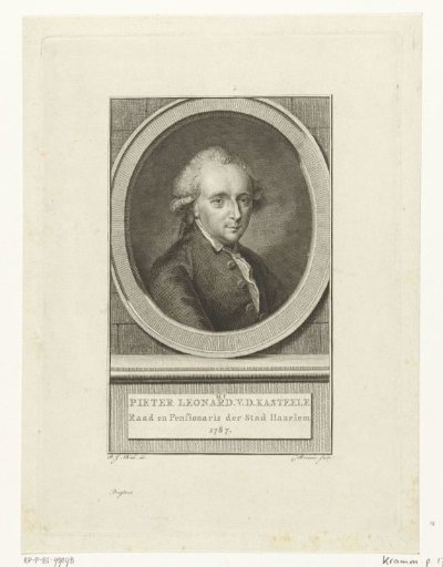 Portrait of Pieter Leonard van de Kasteele
