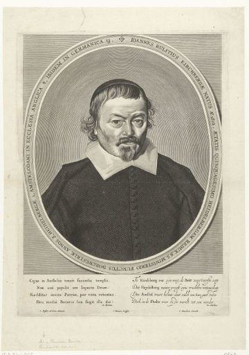 Portrait of the preacher Johannes Rulitius