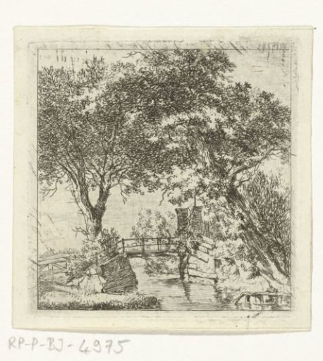 Small bridge at Sandenhoef, Overveen