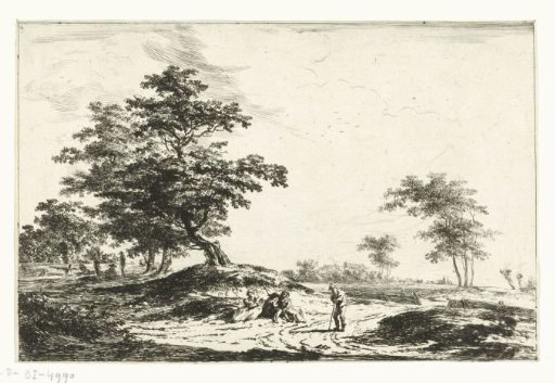 Landscape with resting figures