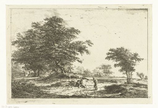 Landscape with resting figures