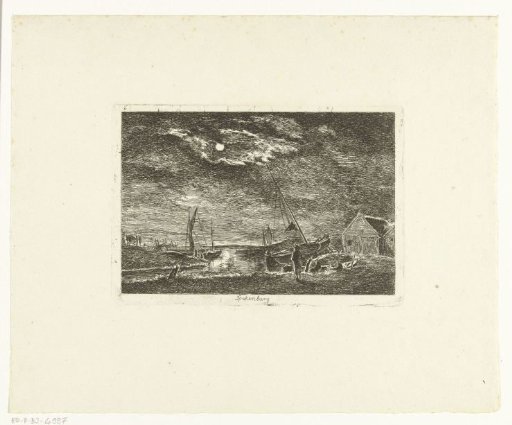 Spakenburg by moonlight