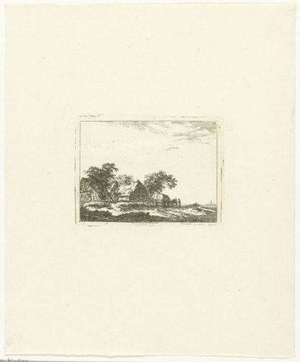 Landscape with a travelling coach and passengers