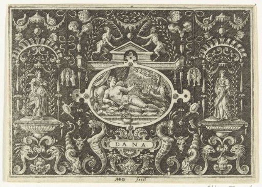 Cartouche: Jupiter and Danaë