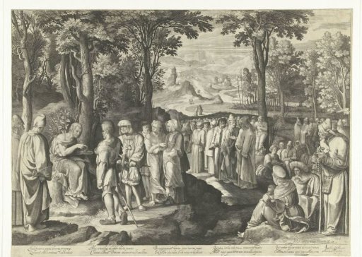 John the Baptist Preaches to the Multitude