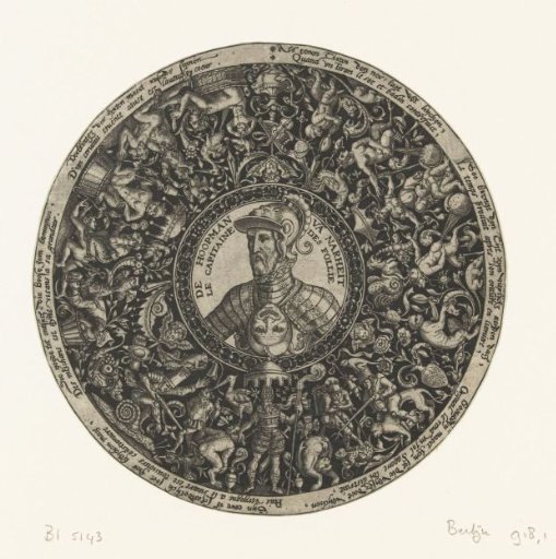 Medallion with the bust of the Captain of Folly