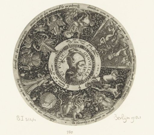 Medallion with Folly and Pride