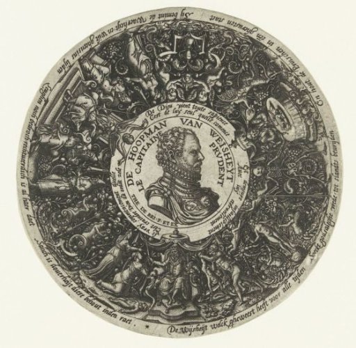 Medallion with the bust of the Captain of Wisdom