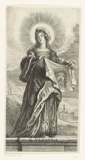 Saint Veronica with the sudarium (holy veil)