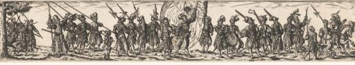 Procession of soldiers