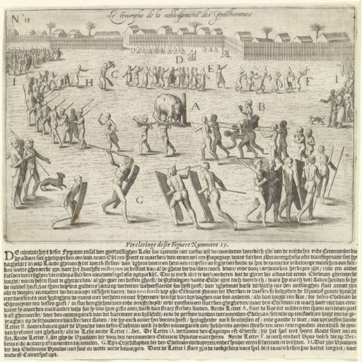 Triumphal procession for a new ruler