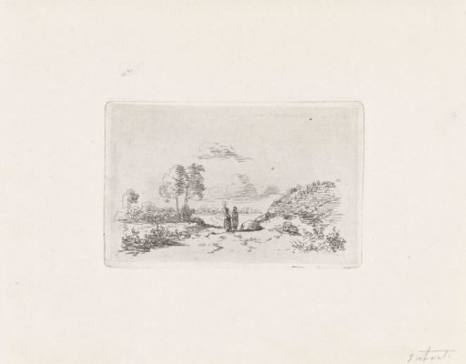 Landscape with two figures