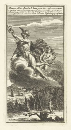 Mercury and Cupid on a Cloud