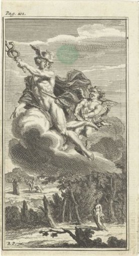 Mercury and Cupid on a Cloud