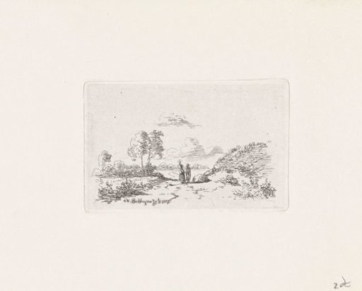 Landscape with two figures